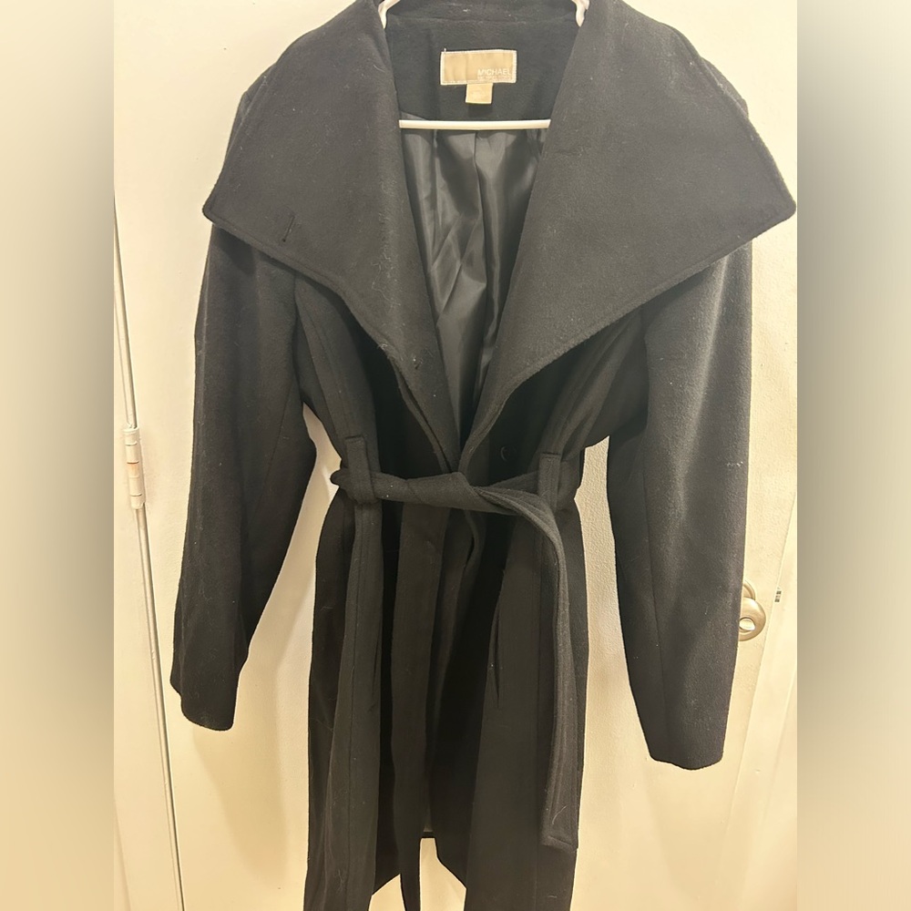 Michael Kors wool-blend coat womens size XL